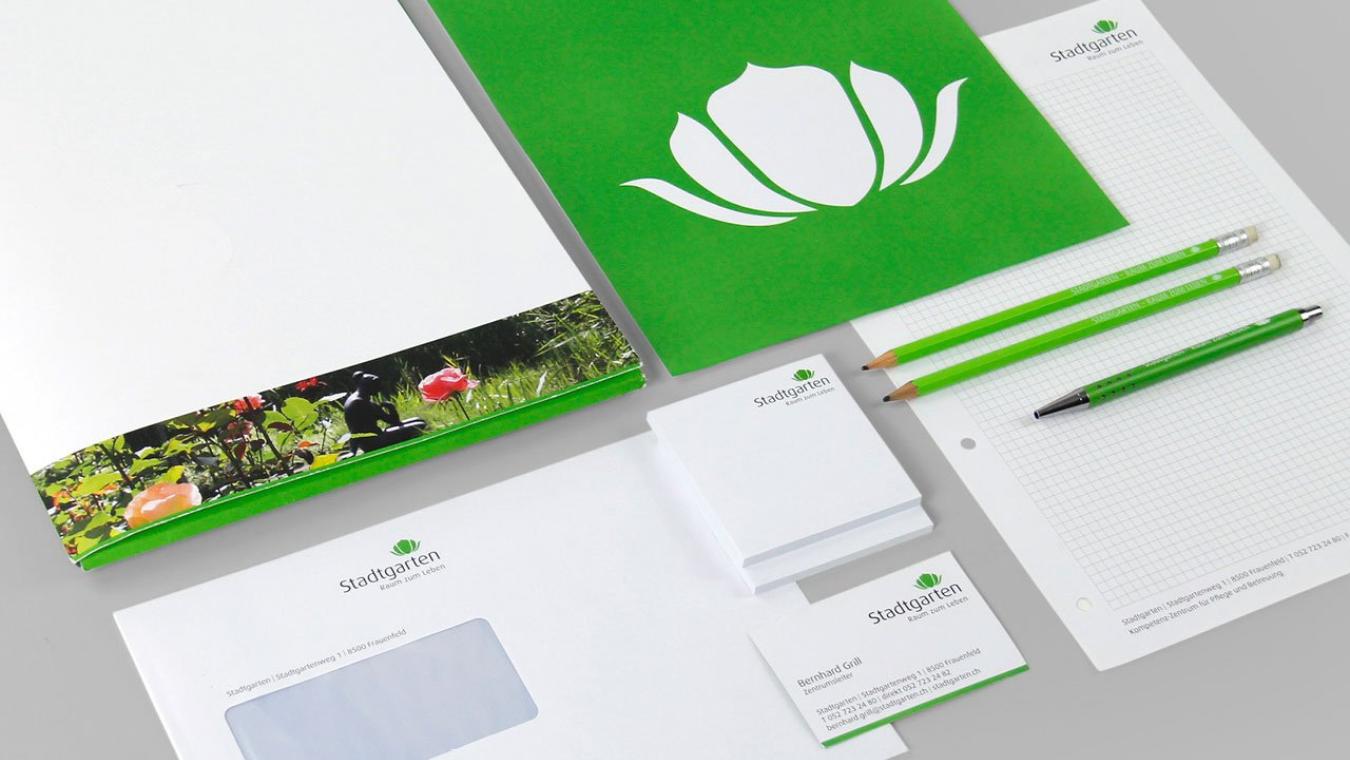 Pflegezentrum Stadtgarten: Diverse Printprodukte