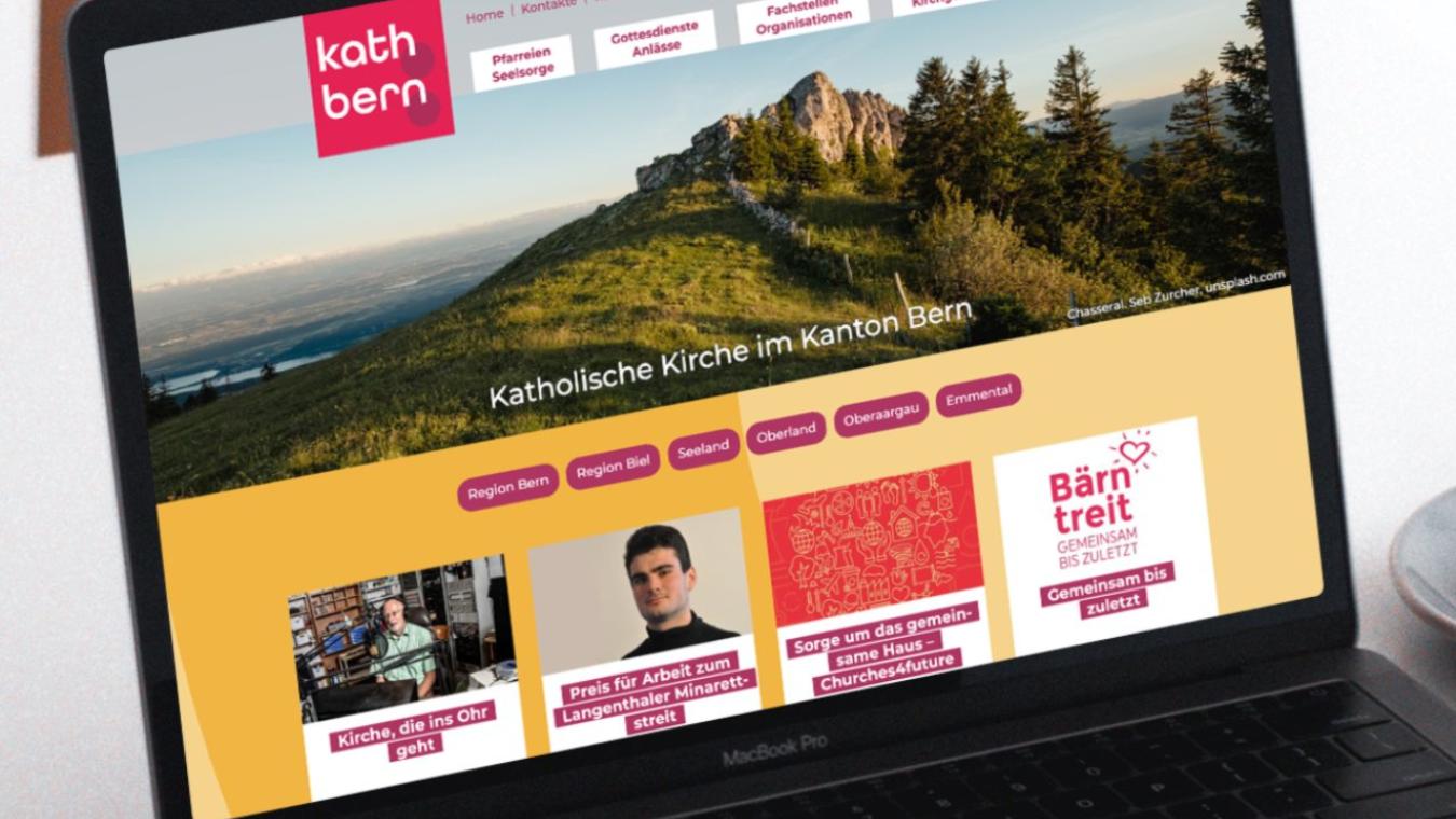 Katholische Kirche Bern: Redesign Website