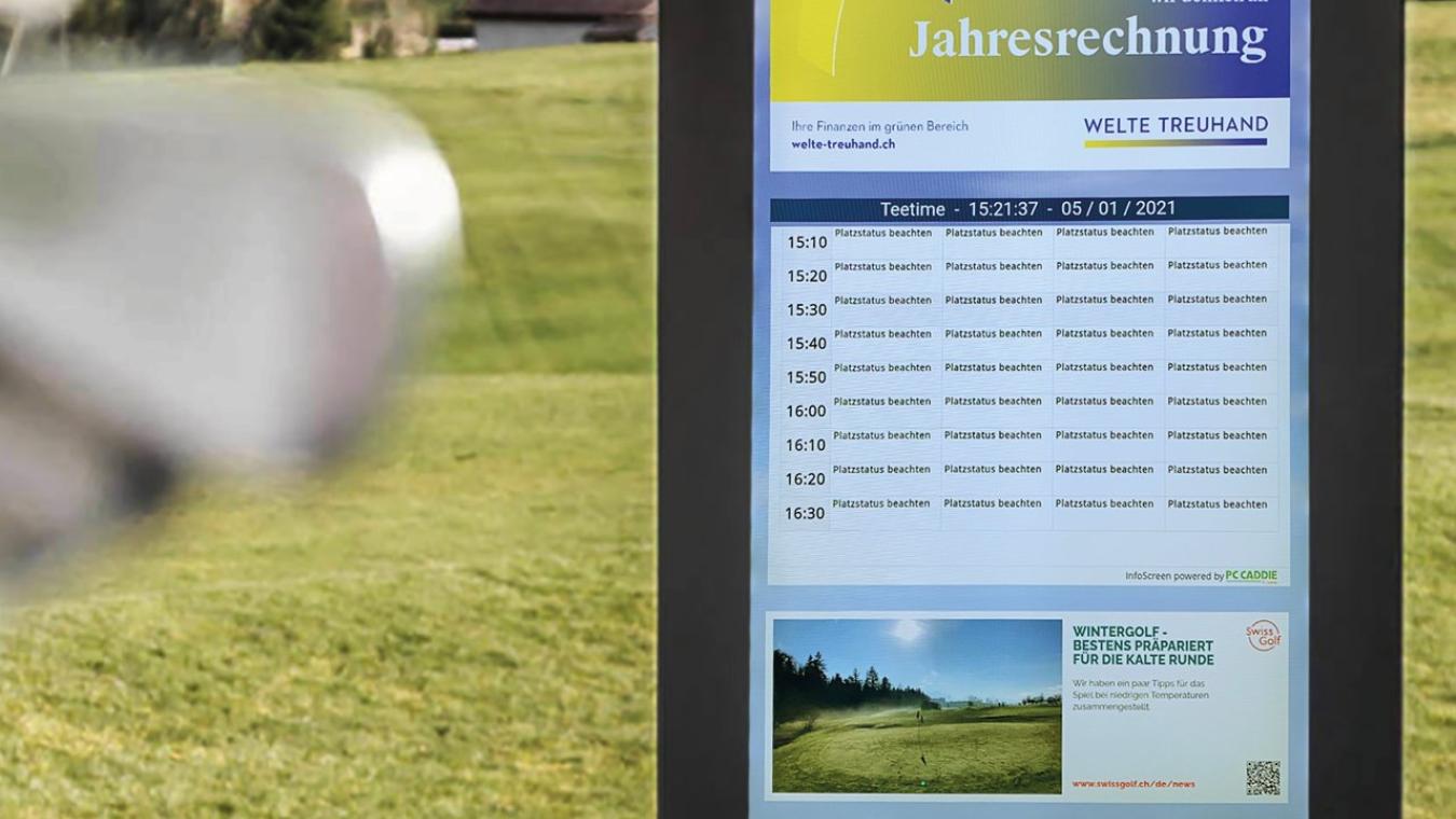 Welte Treuhand AG: Auftritt Golfplatz