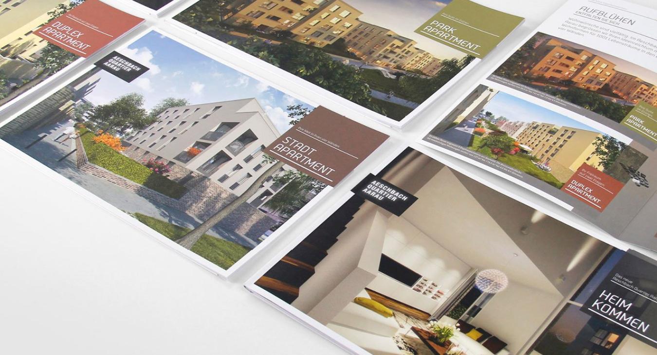 Aeschbachquartier Aarau: Vermarktungskampagne