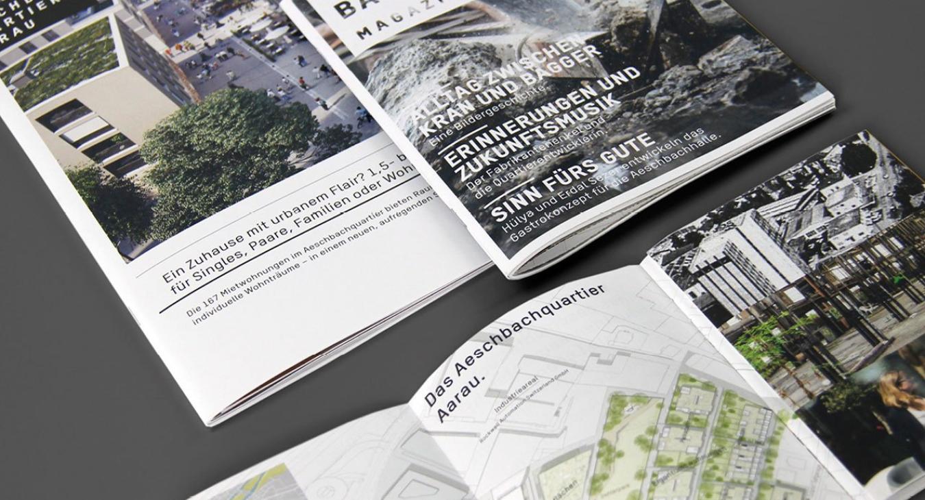 Aeschbachquartier Aarau: Vermarktungskampagne